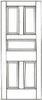 RP-5061 raised panel interior doors