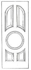 RP-5110 raised panel interior doors