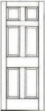 RP-6000 raised panel interior doors