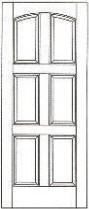 RP-6150 raised panel interior doors