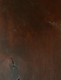 "Coffee Brown" on knotty alder doors