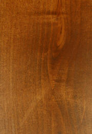 "FC 102 Royal Cherry" on knotty alder doors
