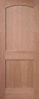 Arched 2-Panel Interior Door (in Cherry Wood)