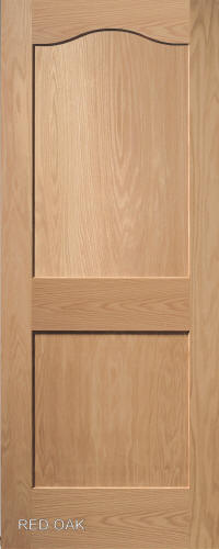 Red Oak Classic 2-Panel Interior Door