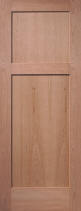 Reverse 2-Panel Interior Door (in Cherry wood)