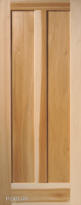 Vertical 2-Panel Interior Door (in Poplar wood)