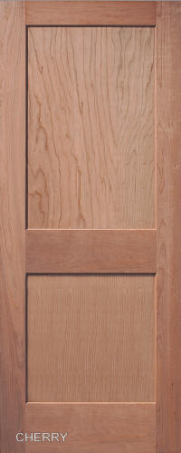 Cherry Traditional 2-Panel Interior Door