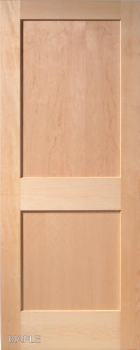 Maple Traditional 2-Panel Interior Door