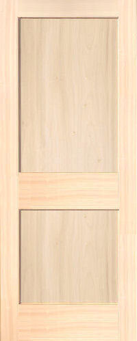 Poplar Mission 2 Panel Wood Interior Doors Homestead Doors