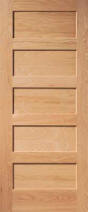 Typical Interior American Craftsman Doors with flat panels