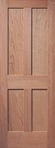 Typical Interior American Craftsman Doors with flat panels