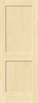 Birch Flat 2-Panel Interior Door