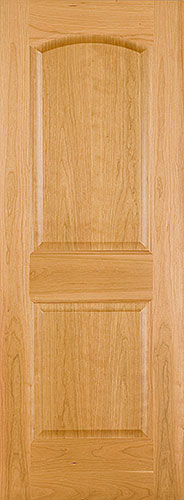Cherry Arch 2-Panel Hollow Core Door