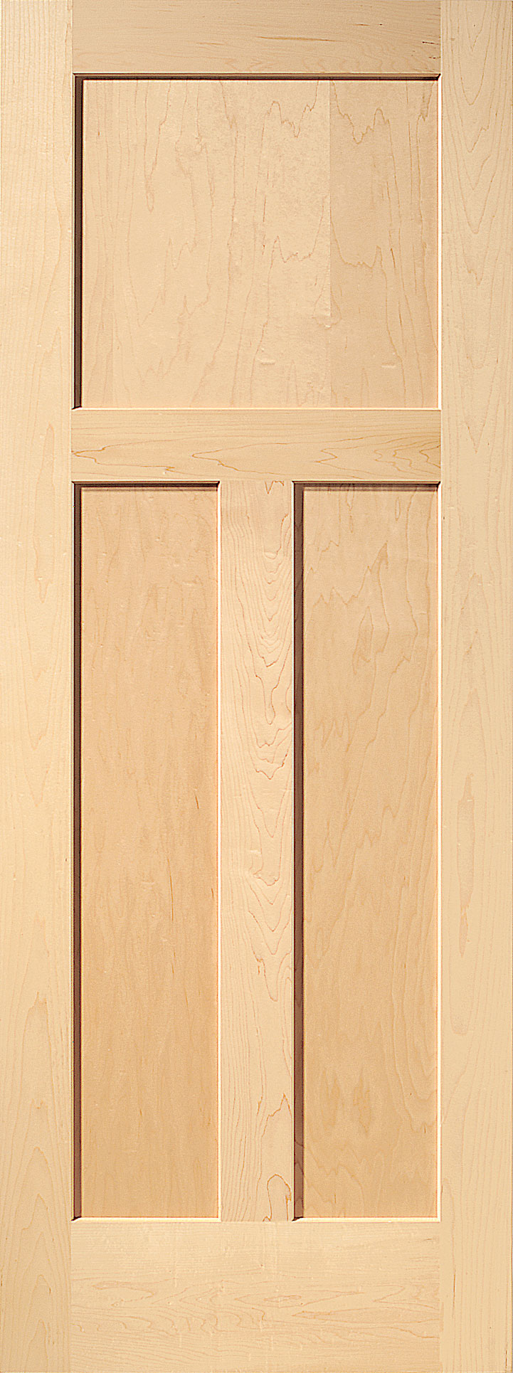 Maple Mission 3 Panel Wood Interior Door Homestead Doors