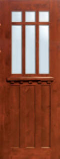 Exterior Doors Knotty Alder Craftsman GC CMC - 3/0 x 8/0