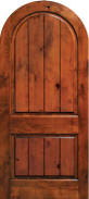 KnottyAlderExteriorDoors_FullArch2panelVgrooved