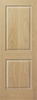 Poplar 2-Panel Interior Door