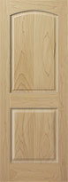Poplar Arch 2-Panel Interior Door