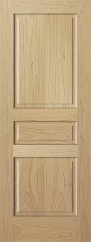 Poplar Colonial 3-Panel Wood Interior Door Poplar Colonial 3-Panel Wood Interior Door