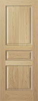 Poplar Colonial 3-Panel Interior Door