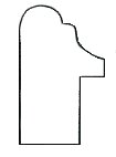 1510 Backband 1.500" x 0.875"