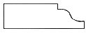 6018 Stop 0.437" x1.375" 