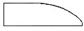 6605 Stop 0.437" x 1.375" 