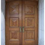 Quartersawn White Oak Solid Wood Exterior 'Court House' Doors