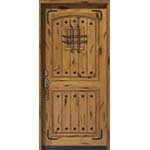 LR-Series Rustic Solid Wood Plank Style Entry Door