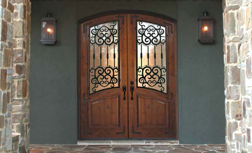 GC-Series Knotty Alder Barcelona Double Door Entry