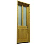 Rustic Heart Pine Front Door