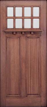 MIA-Series HTC500 Mahogany Entry Door