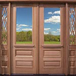 SIG-Series 1-Lite Double Exterior Doors with Sidelites