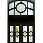 SIG-Series Custom Decorative Entry Door with Large Custom Transom