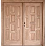 SIG-Series Solid Wood Contemporary Multipanel Entry Doors