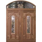 SIG-Series 'Pineapple' Decorative Exterior Doors with Transom