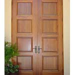 SIG-Series Contemporary 4-Panel Double Exterior Doors