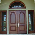 SIG-Series Double Front Doors with Sidelites and Transom