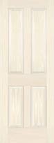 Poplar 4-Panel Interior Interior Door