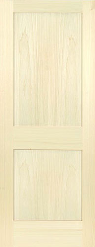 Poplar Shaker 2-Panel Wood Interior Doors Poplar Shaker 2-Panel Wood Interior Doors