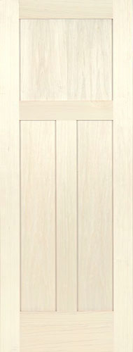 Poplar Mission 3-Panel Wood Interior Doors