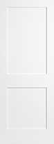 Primed MDF Flat 2-Panel Interior Door