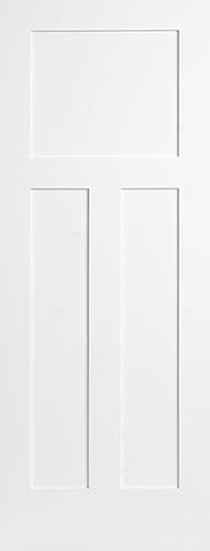 Mission 3-Panel Primed MDF Interior Door