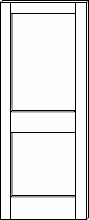 SWFP-2020 Flat Panel Traditional 2-Panel Doors