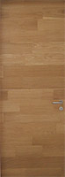 Sketch Face Plain / Rift / Quarter Sliced Mix White Oak Contemporary Flush Door