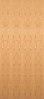 Red Oak Flush Wood Door with Plain Sliced Book and Balance Matched Veneers