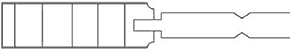 Stock Pine V-Groove Cross Section