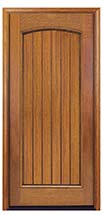 MIAWP600P Craftsman Style Mahogany Front Door with Planking