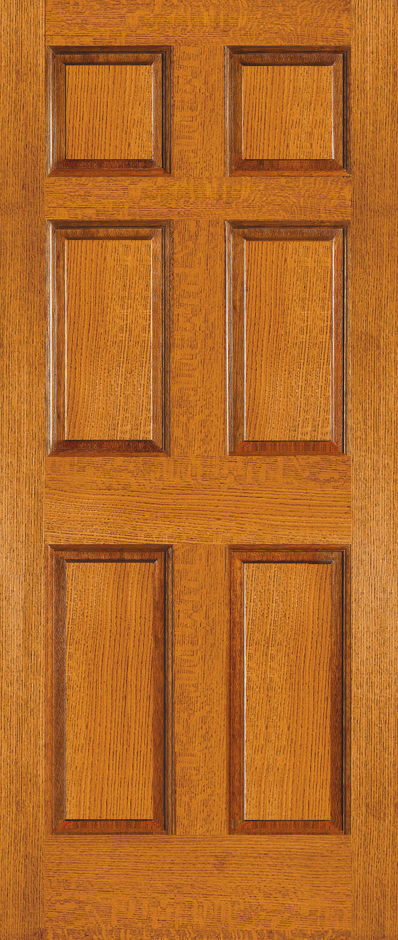 Quartersawn Red Oak Doors