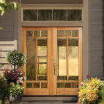 Rogue Valley 4583 Custom Glass Mahogany Double Exterior Door